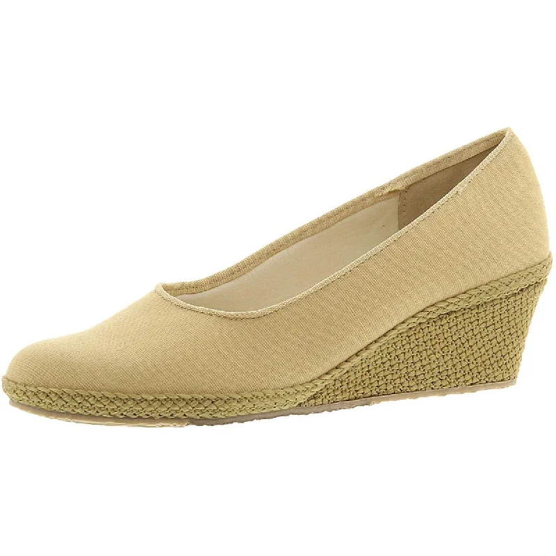 Beacon Womens Newport Canvas Slip On Espadrilles