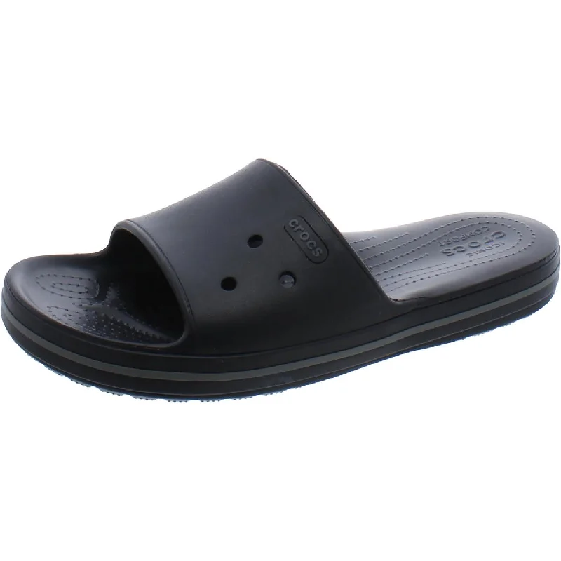 Crocs Mens Flats Comfy Slide Sandals