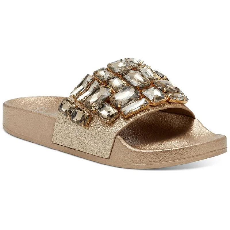 Jessica Simpson Stazee Women's Embellished Pool Slide Sandals