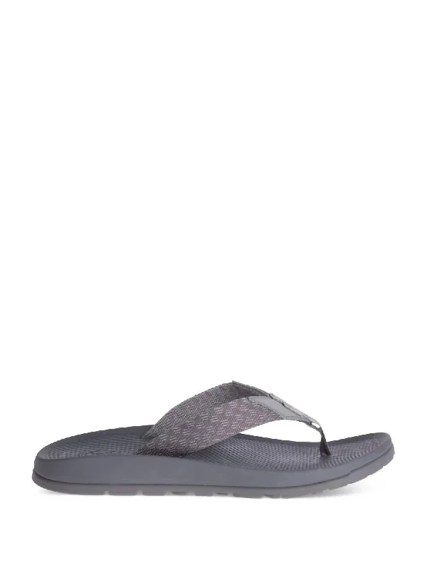 Men's Lowdown Flip Flop In Pitch Gray