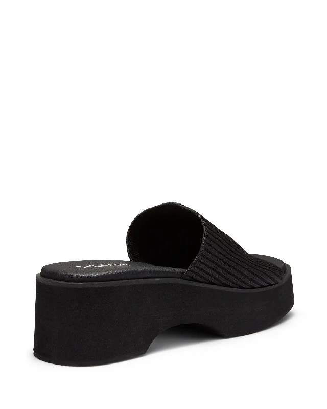 Nawty Platform Sandal Black