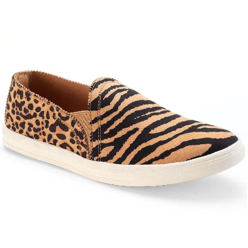 Sun + Stone Womens Mariam Tiger Stripe Slip On Slip-On Shoes