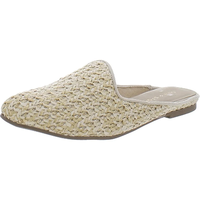 Sun + Stone Womens Ninna Pointed Toe Mules