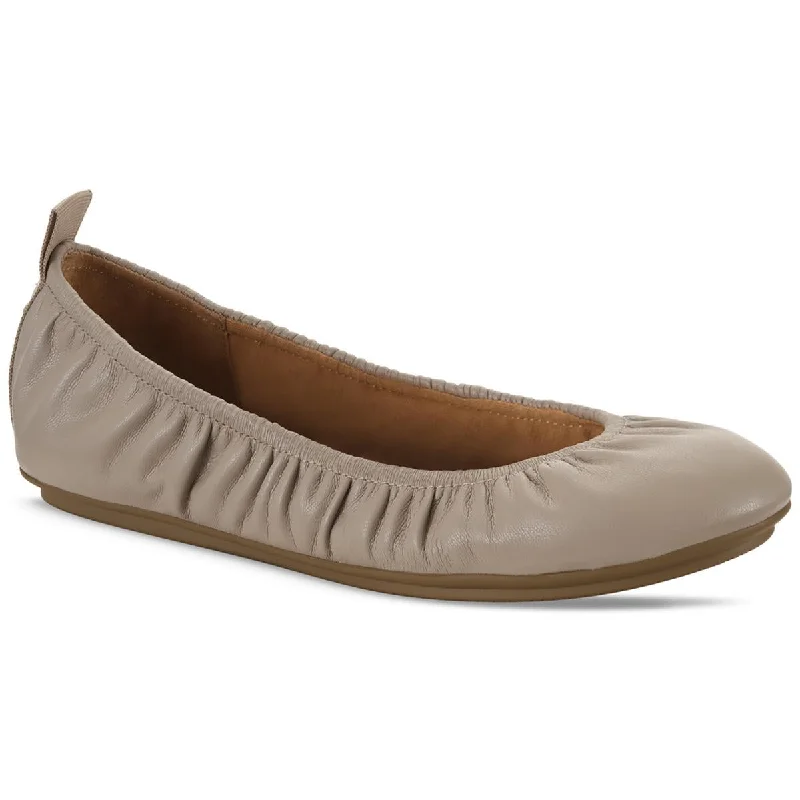 Sun + Stone Womens Sibyyl Round Toe Slip On Ballet Flats