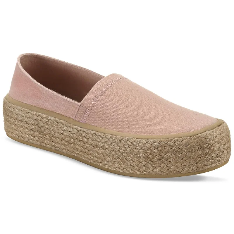 Sun + Stone Womens Sorenn Canvas Slip On Espadrilles