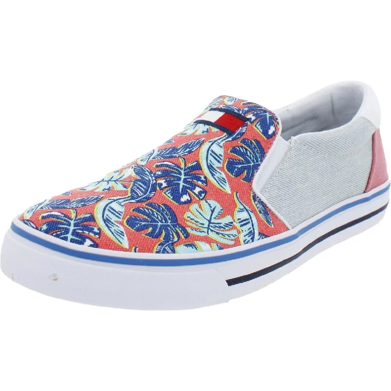 Tommy Hilfiger Womens Oaklyn 3 Canvas Casual Slip-On Sneakers